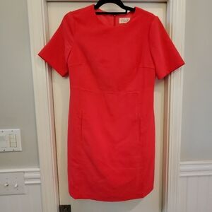 Eliza J Vibrant Red Mini Dress With Pockets Size 8